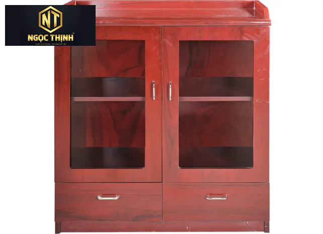 Tủ Gỗ Tài Liệu Giá Rẻ SƠN PU DC8040H2